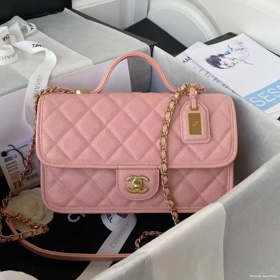 Hyper Peter FLAP BAG SMALL WITH TOP HANDLE CHANEL 0521